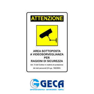 CARTELLO AREA VIDEOSORVEGLIATA